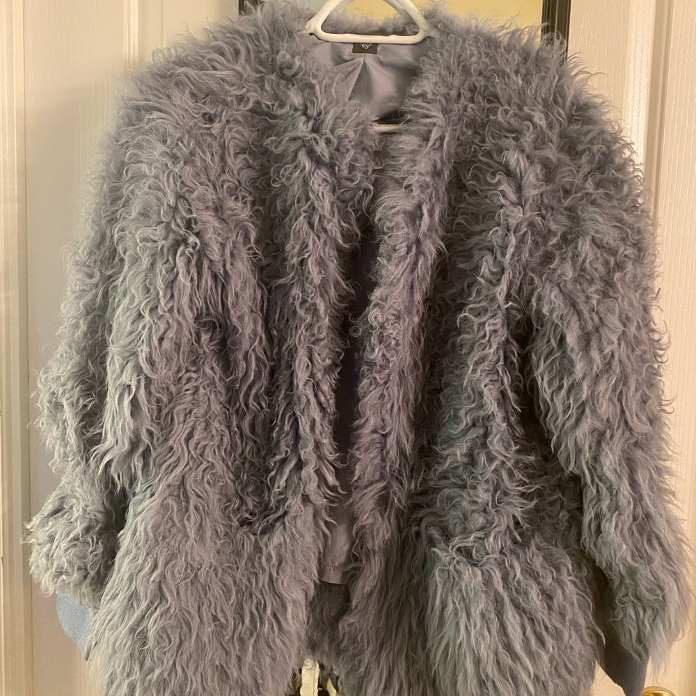 Eleventy Blue Teddy Jacket